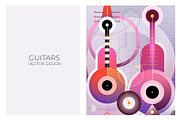 Guitars Vector Design, an Illustration by danjazzia (Thumbnail 1 of 2)