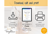 Airbnb Rating Sign, Host Review VRBO, a Poster Template by Templatables (Thumbnail 8 of 9)