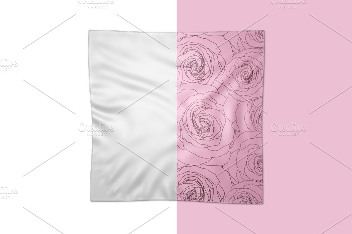 Silk, chiffon scarf mockup, a Product Mockup by NatalyaZelenova (Photo 4 of 5)