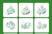 70 Fintech & Blockchain Isometric, a Technology Illustration by Brickclay (Thumbnail 9 of 12)
