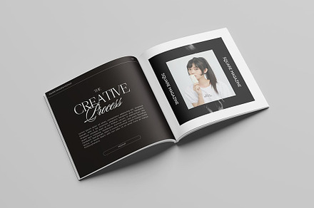 Square Magazine Mockup