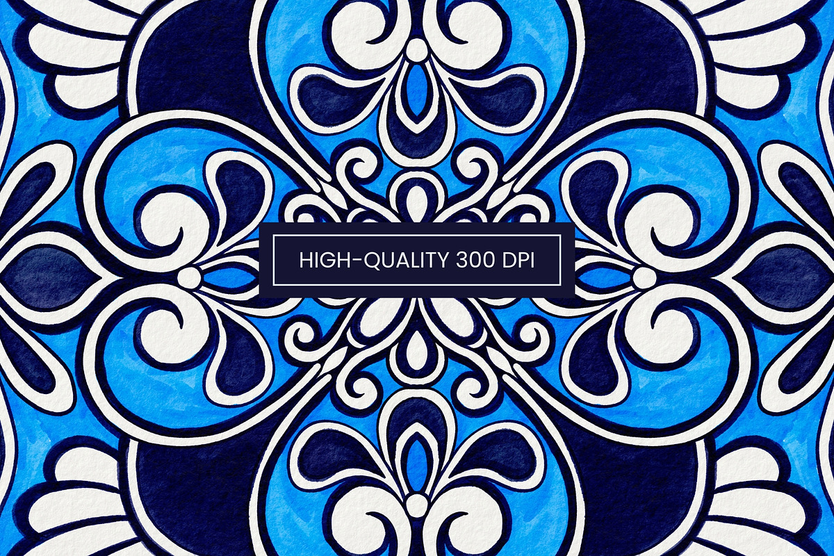 Traditional Mediterranean Tiles SET2, an Object Illustration by ilonitta (Photo 3 of 10)