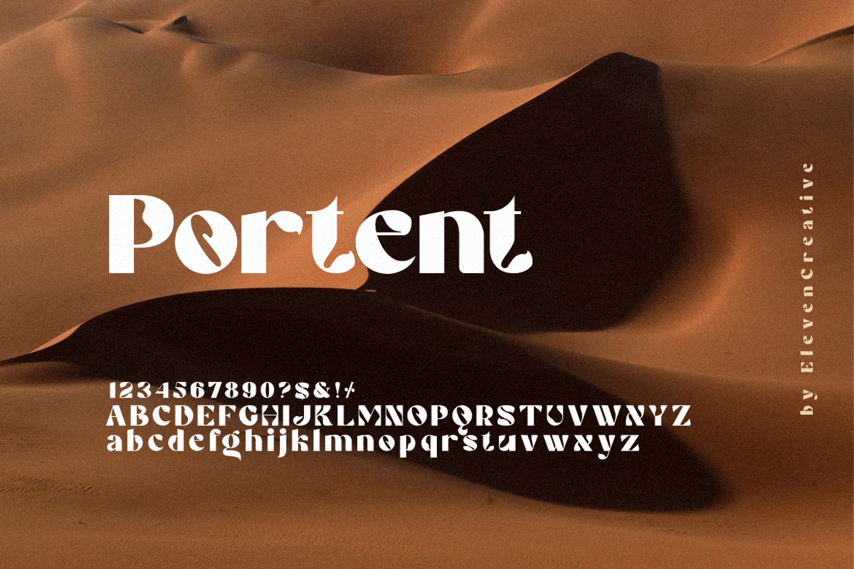 Portent Serif Font, a Serif Font by Typegoals Studio (Photo 7 of 8)