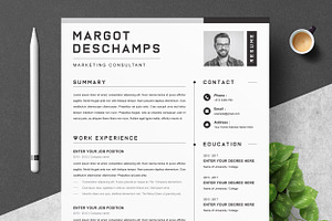 2 Pages Best Curriculum Vitae / CV