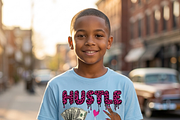 Hustle Pink Leopard Money Art, a Shirt Mockup by Vector Stall (Thumbnail 6 of 14)