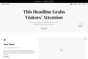 Portfolio / Google Site Wireframe