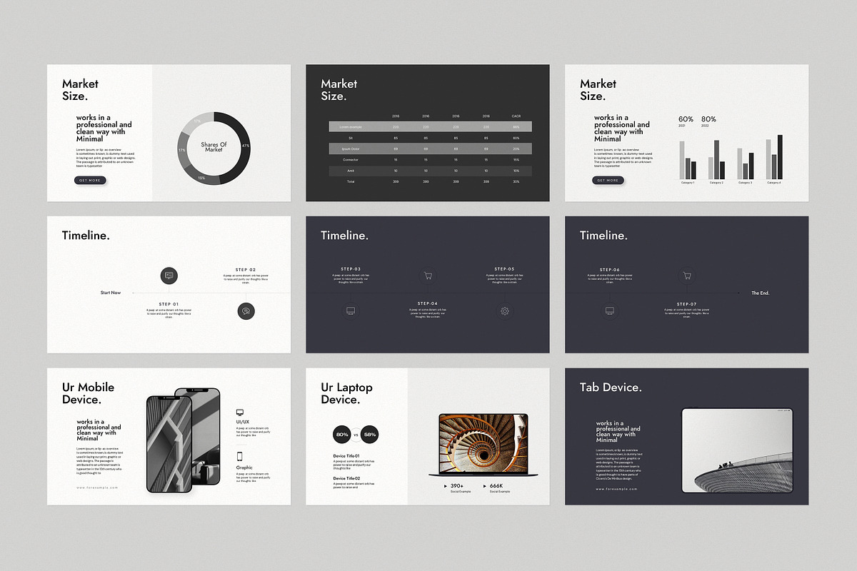 Strategy Minimal PowerPoint Template, a Presentation Template by GoldenPixelStudio (Photo 12 of 14)