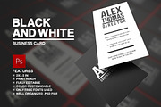 Black And White Business Card, a Business Card Template by Marvel (Thumbnail 1 of 5)