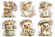 Whimsical Spring Animal Clipart, an Illustration by Daily.Designs (Thumbnail 8 of 8)