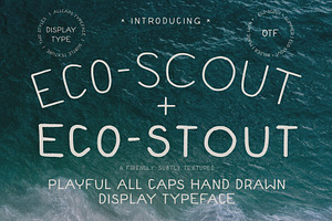 Eco Scout Playful Hand Drawn Type