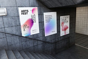Busway Glued Poster Mockup, an Advertising Mockup by zippypixelstudio (Thumbnail 5 of 8)