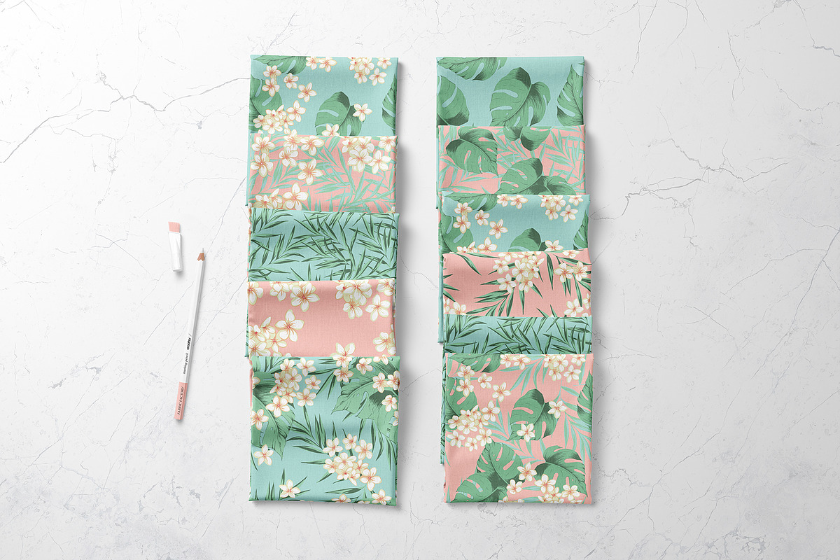 Alba Tropicale | Vector patterns set, a Pattern Graphic by Tanya Vollar (Photo 6 of 11)