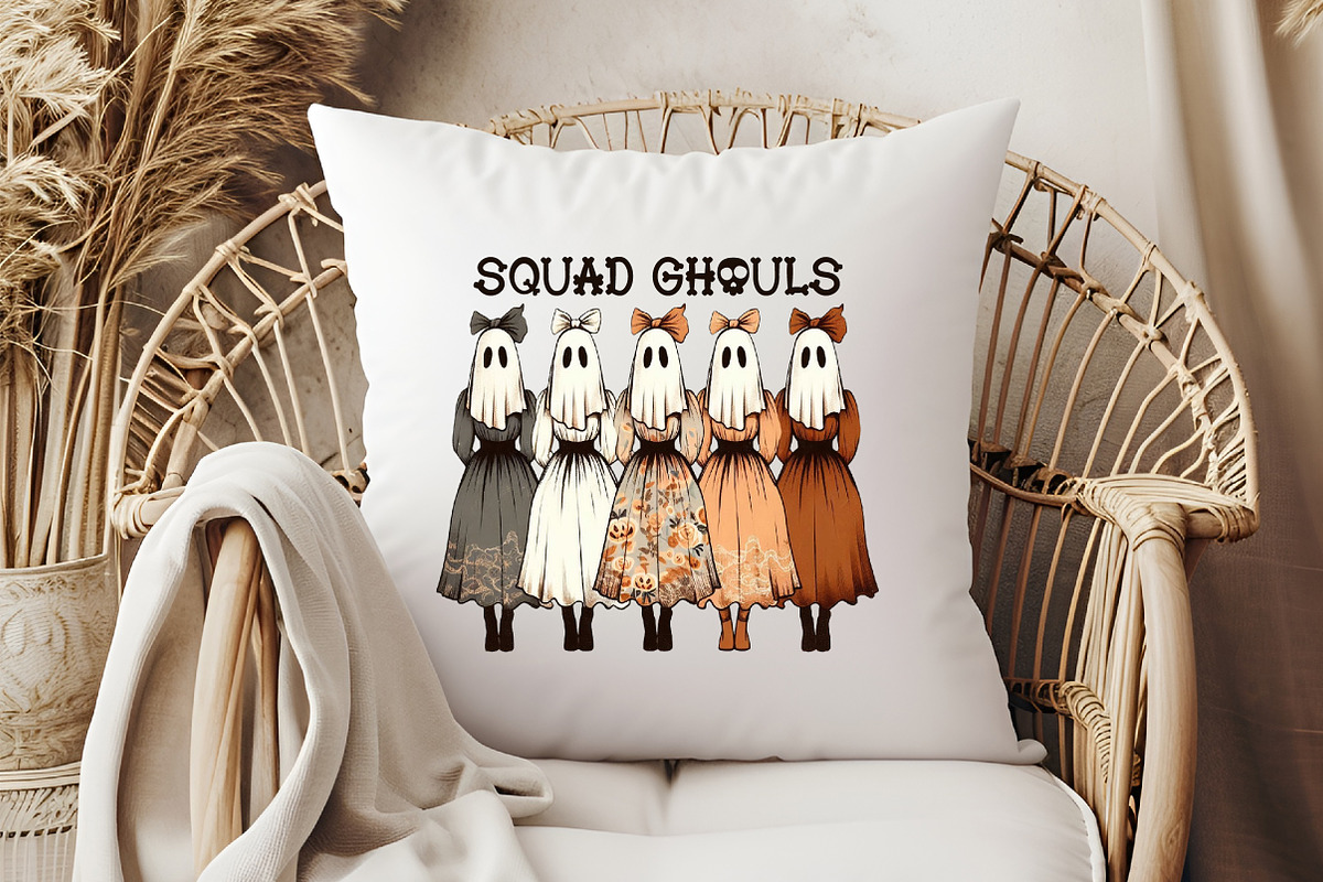 Vintage Halloween Squad Ghouls Png, an Illustration by Libby Wishes (Photo 2 of 6)