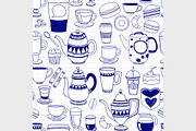 7 vector templates (jpg+eps) Coffee, a Food Illustration by Art Loft (Thumbnail 6 of 8)