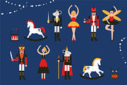 Nutcracker Christmas Set Vector, an Animal Illustration by Masherdraws (Thumbnail 3 of 7)