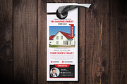 Door Hanger Mock Up, a Mockup by Psd Templates (Thumbnail 1 of 3)