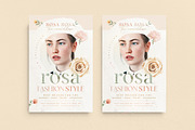 Rosa Fashion Style Flyer Template, a Flyer Template by Touringxx Creative Studio (Thumbnail 1 of 3)
