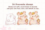 Animal Body Base Procreate Stamps, a Brush Add-On by ProcreateiBox (Thumbnail 2 of 5)