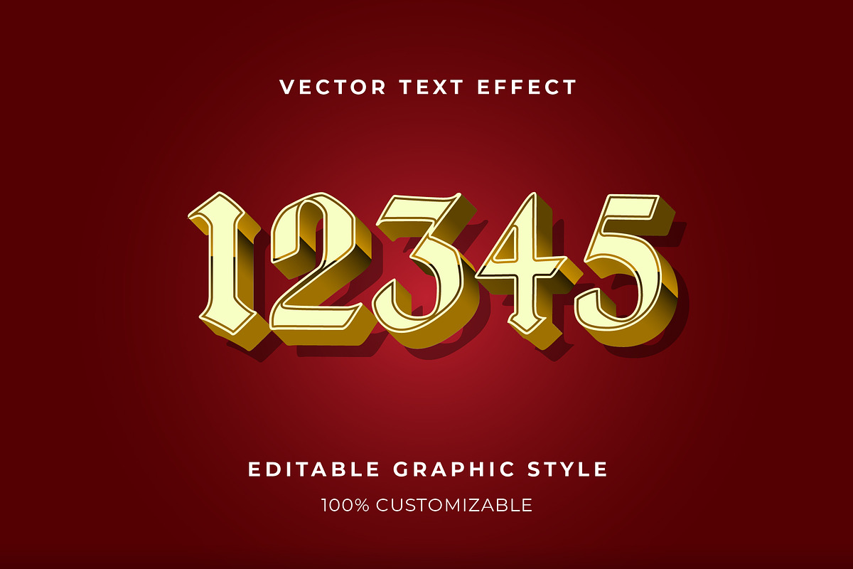 Golden Medieval Text Effect preview 2