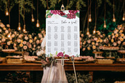 Canva Seating Chart, an Invitation Template by ShineOnWedding (Thumbnail 3 of 8)
