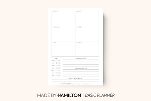 Weekly Basic Printable Planner