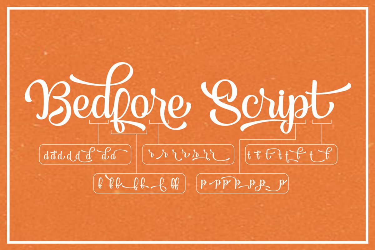 Bedfore Script preview 6