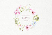 Blush Meadow Watercolor Wildflowers, a Decorative Illustration by Liliia Polos Illustration (Thumbnail 12 of 12)
