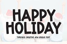 HAPPY HOLIDAY | Script Font