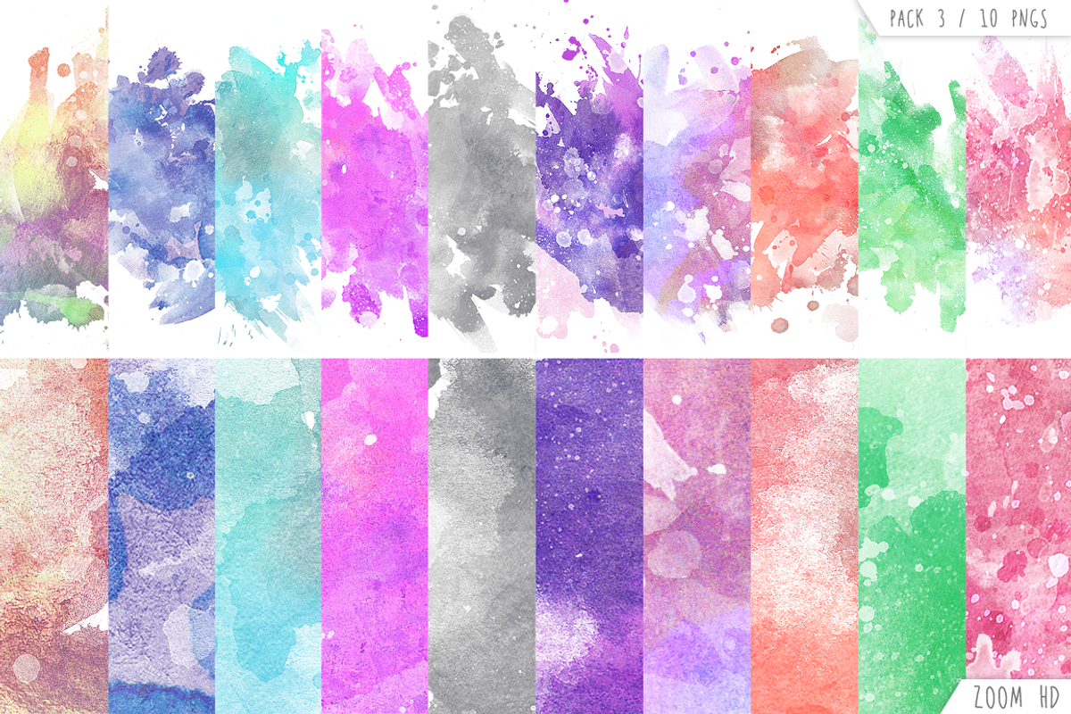 50%OFF WATERCOLOR Textures + Bonus, a Texture Graphic by WG DESIGN (Photo 4 of 6)