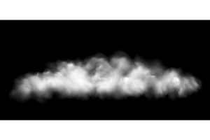 Vector realistic cloud, smoke or fog, a Texture Illustration by Marinstri