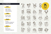 Beauty & Cosmetic SVG Icons, an Outline Icon by insemar (Thumbnail 3 of 4)