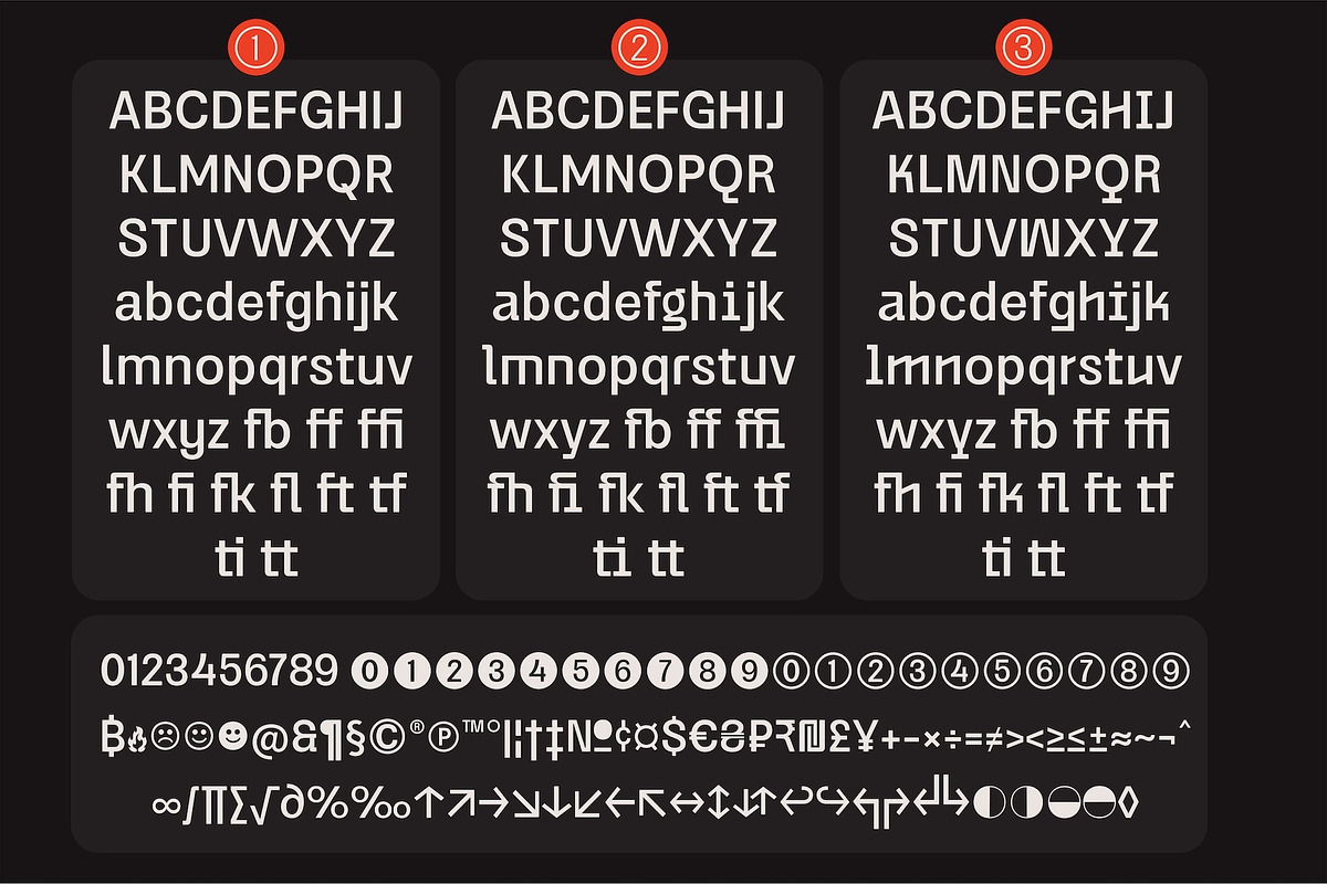 Brutal Milk No 1 - Text, a Sans Serif Font by Casloop Studio (Photo 4 of 7)
