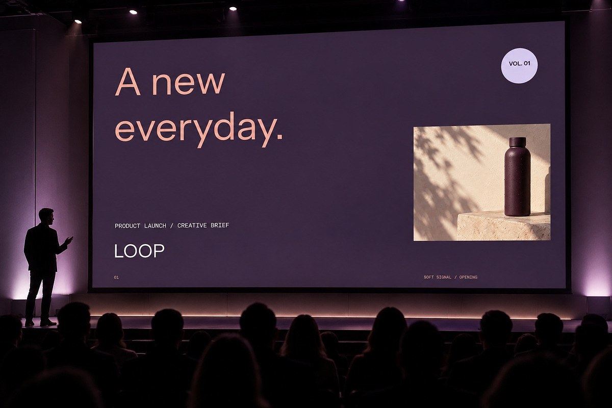SOFT SIGNAL Launch Presentation, a Presentation Template by Oday Noon (Photo 3 of 9)