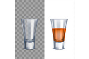 Realistic Detailed 3d Shot Glasses, an Object Graphic by Bigmouse_art (Thumbnail 1 of 5)