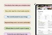 Time blocking - Notion template, an App Template by Iasan Design (Thumbnail 3 of 7)