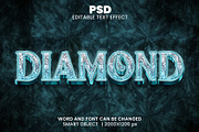 Diamond Luxury Crystal Text Effect, a Layer Style Add-On by bdrobin (Thumbnail 1 of 2)