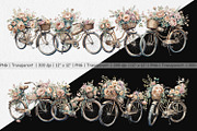 Vintage Bike Clipart, a Graphic by Artnoy (Thumbnail 2 of 5)