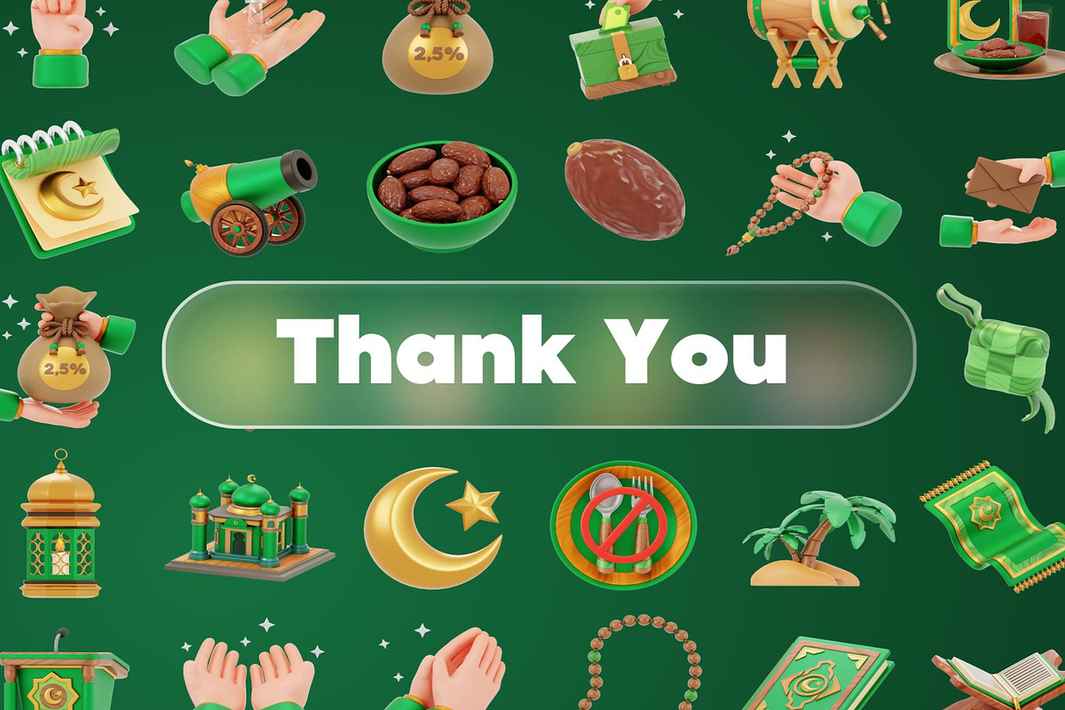Ramadhan & Eid Mubarak 3D Asset, an Object Illustration by Lumina_ui_ux202 (Photo 6 of 6)