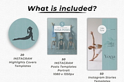 Yoga Canva Templates, a Social Media Template by Talipic Designs (Thumbnail 2 of 7)