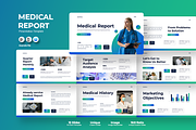 Medical Report - Keynote Template, a Presentation Template by Iqsiart Studio (Thumbnail 1 of 3)