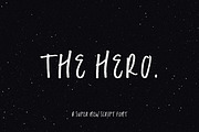 The Hero | Script Font, a Script Font by Heart + Soul Studios (Thumbnail 1 of 9)