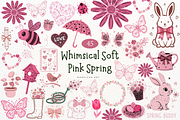 Whimsical Soft Pink Spring, an Illustration by Markicha Art (Thumbnail 1 of 7)