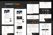 American Football HTML Template, a HTML Template by TonyTemplates (Thumbnail 5 of 5)