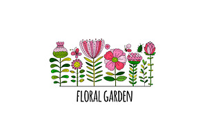 Floral Garden, Sketch For Your