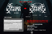 SCUMZ – Death Metal Font, a Blackletter Font by Fonday Studio (Thumbnail 8 of 9)