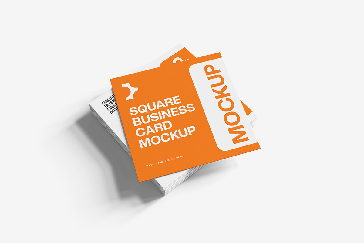 Square Business Card Mockup, a Product Mockup by Indah (Photo 4 of 5)