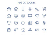 600 vector thin line mini icons set., an Outline Icon by Dacian Galea (Thumbnail 3 of 4)