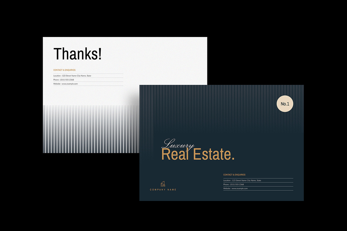 Luxury Real Estate Brochure | CANVA, a Brochure Template by TemplateFolio-Shop (Photo 12 of 12)