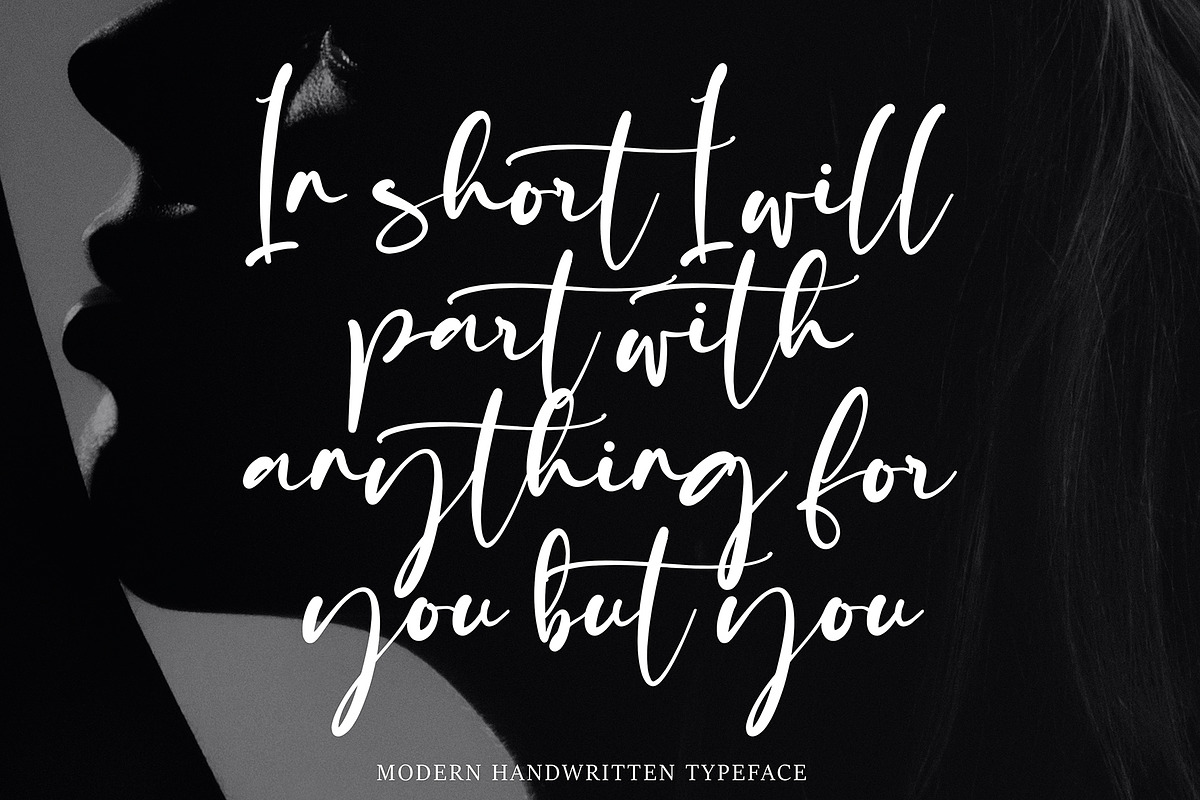 Sentired, a Script Font by pineungtype (Photo 6 of 9)