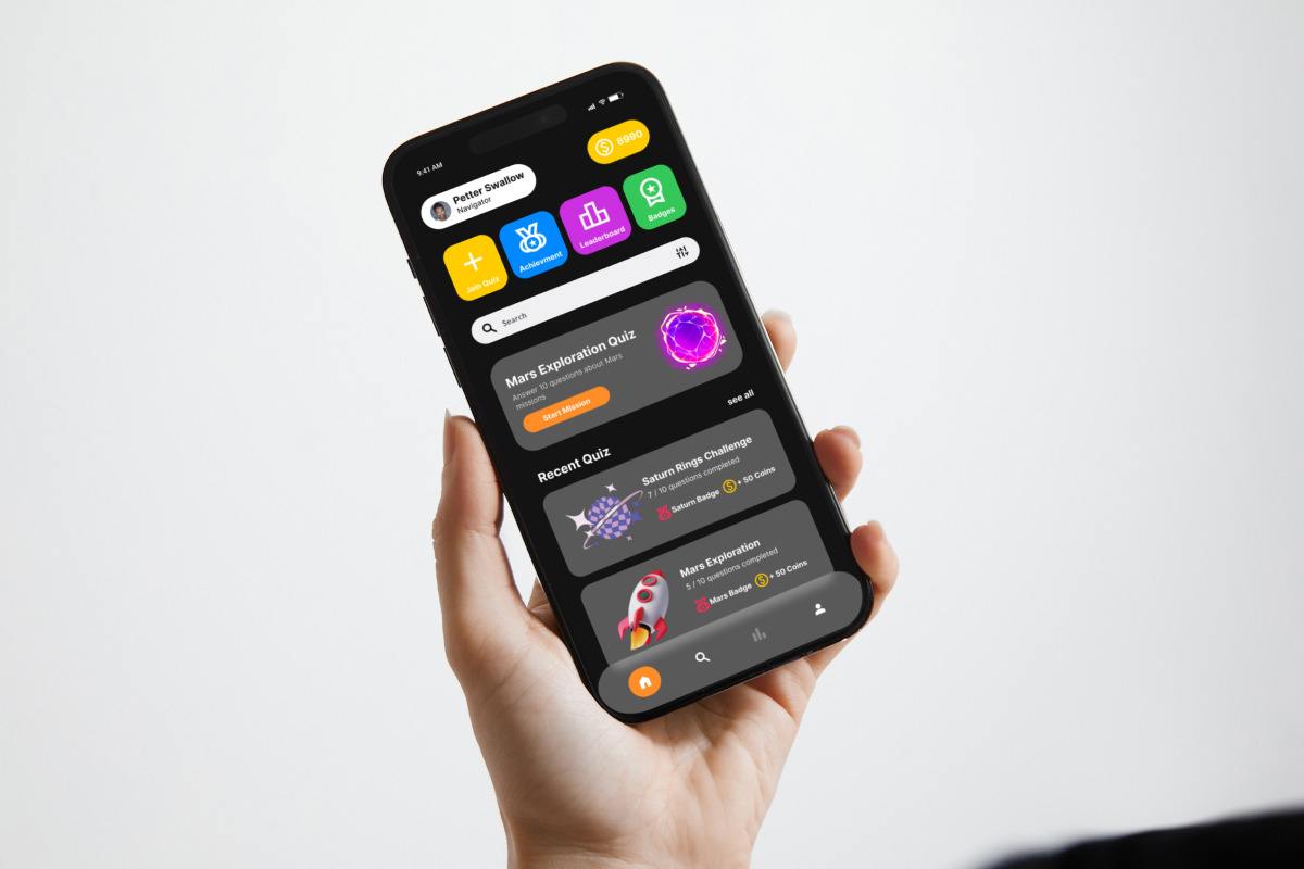 Galaxio Space Academy Quiz App, an App Template by productype1 (Photo 5 of 5)